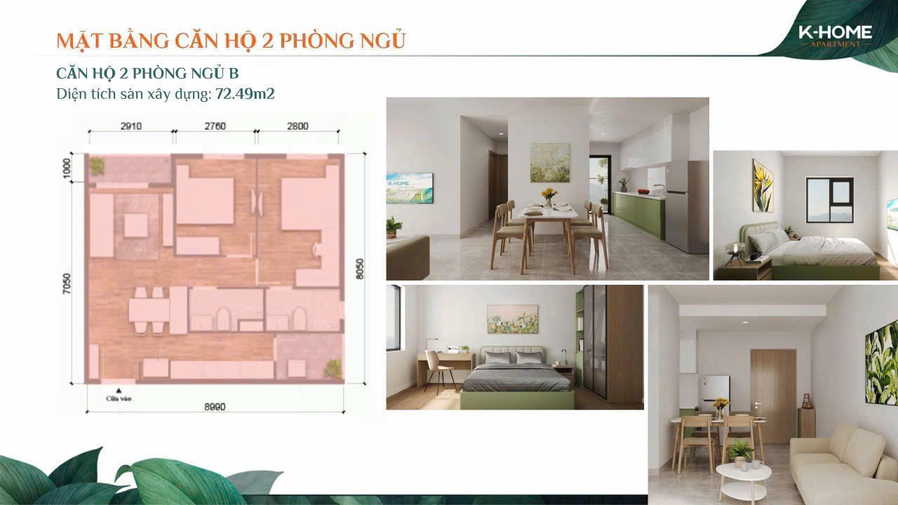 Sống Xanh Giữa Lòng Thành Phố Với Căn Hộ 2 Phòng Ngủ Tại K-Home New City Chuẩn Công Trình Xanh Edge Quốc Tế