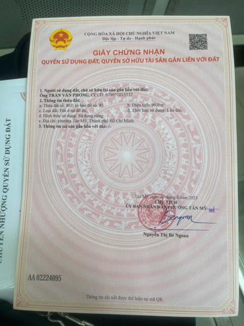 Bán đất nền Khu tái định cư