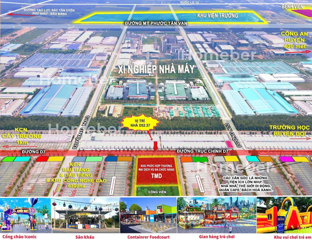 đất đẹp 150m2, (5m*30m) sổ hồng riêng , thổ cư 100%, lai uyên -Bàu Bàng