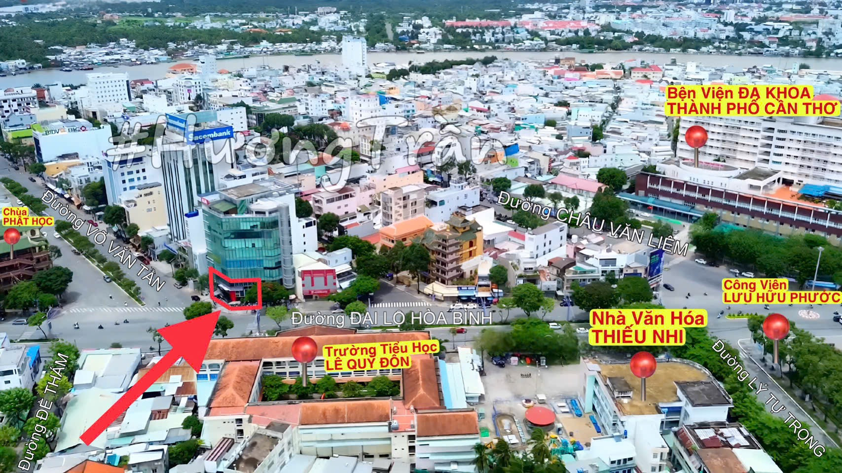 🔥Hiếm! CHO THUÊ MẶT BẰNG GÓC TRỆT 300m2 NGANG 15m HAI MẶT TIỀN CỦA TÒA NHÀ STS Tower GÓC ĐƯỜNG ĐẠI LỘ HÒA BÌNH