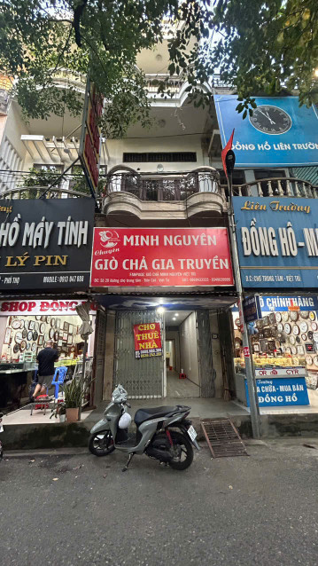 CHO THUÊ  NHÀ 3 TẦNG DÀI HẠN TẠI  TRUNG TÂM TP VIỆT TRÌ
