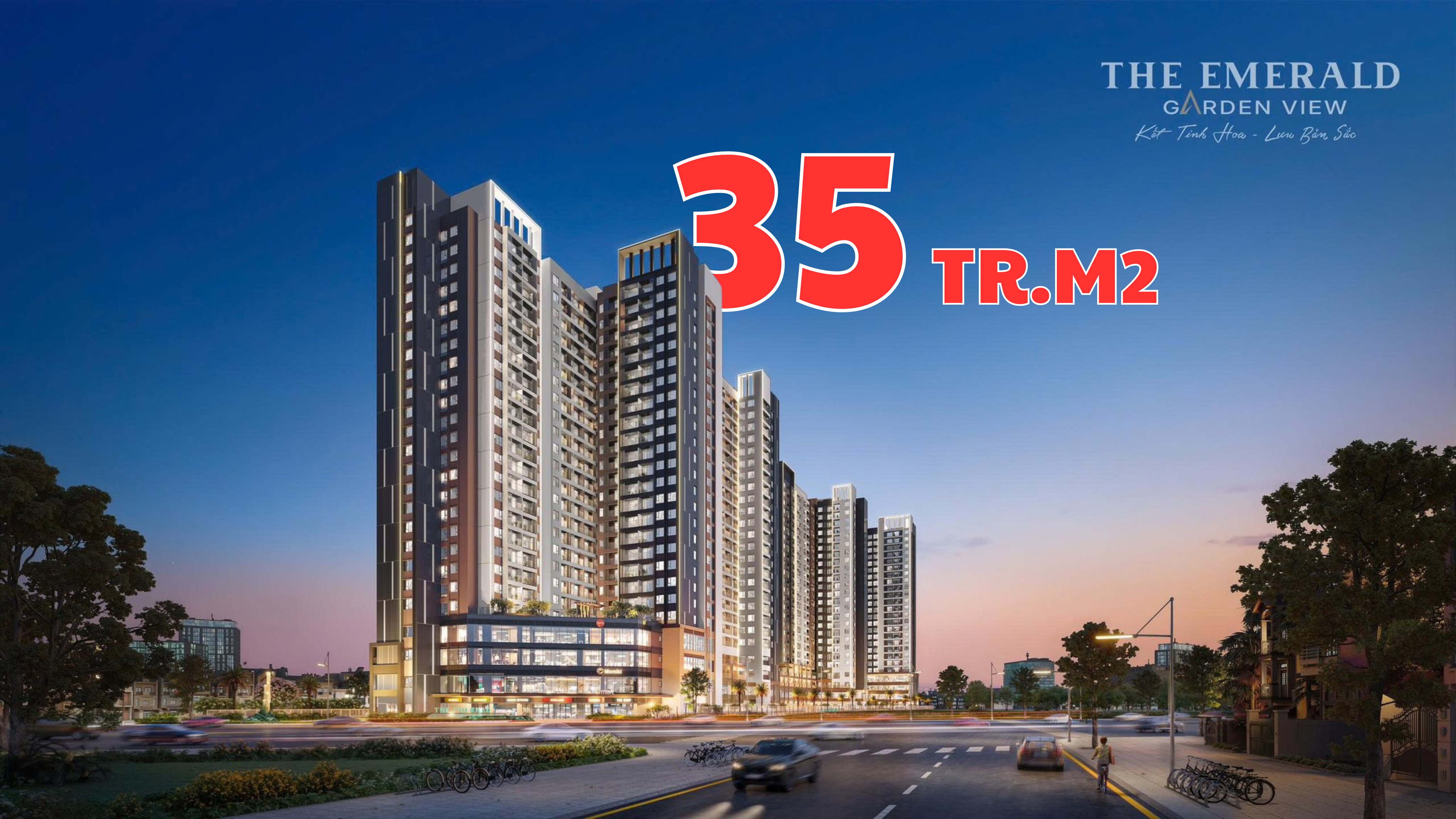 The Emerald Garden View - Chỉ 1,39 tỷ sở hữu căn hộ trung tâm Thuận An – thanh toán nhẹ chỉ 7 triệu/tháng