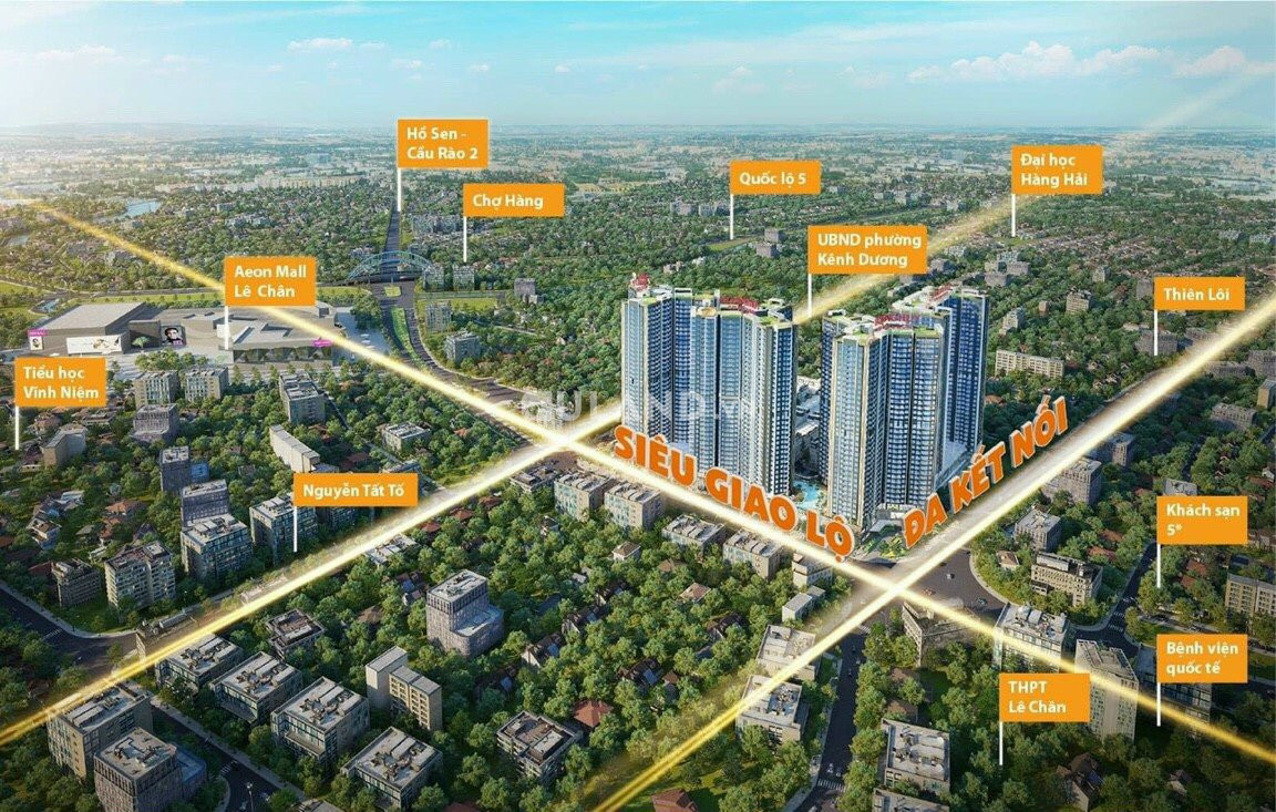 Cần bán căn hộ chung cư cao cấp Hoàng Huy Commerce giá chỉ từ 700 triệu