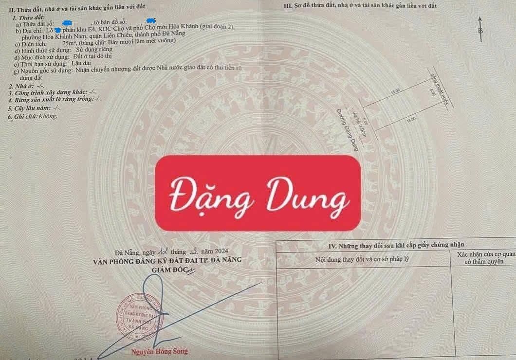 🔴💥Bán nhà C4 Gác lững mặt tiền đường Đặng Dung - thông Âu Cơ
