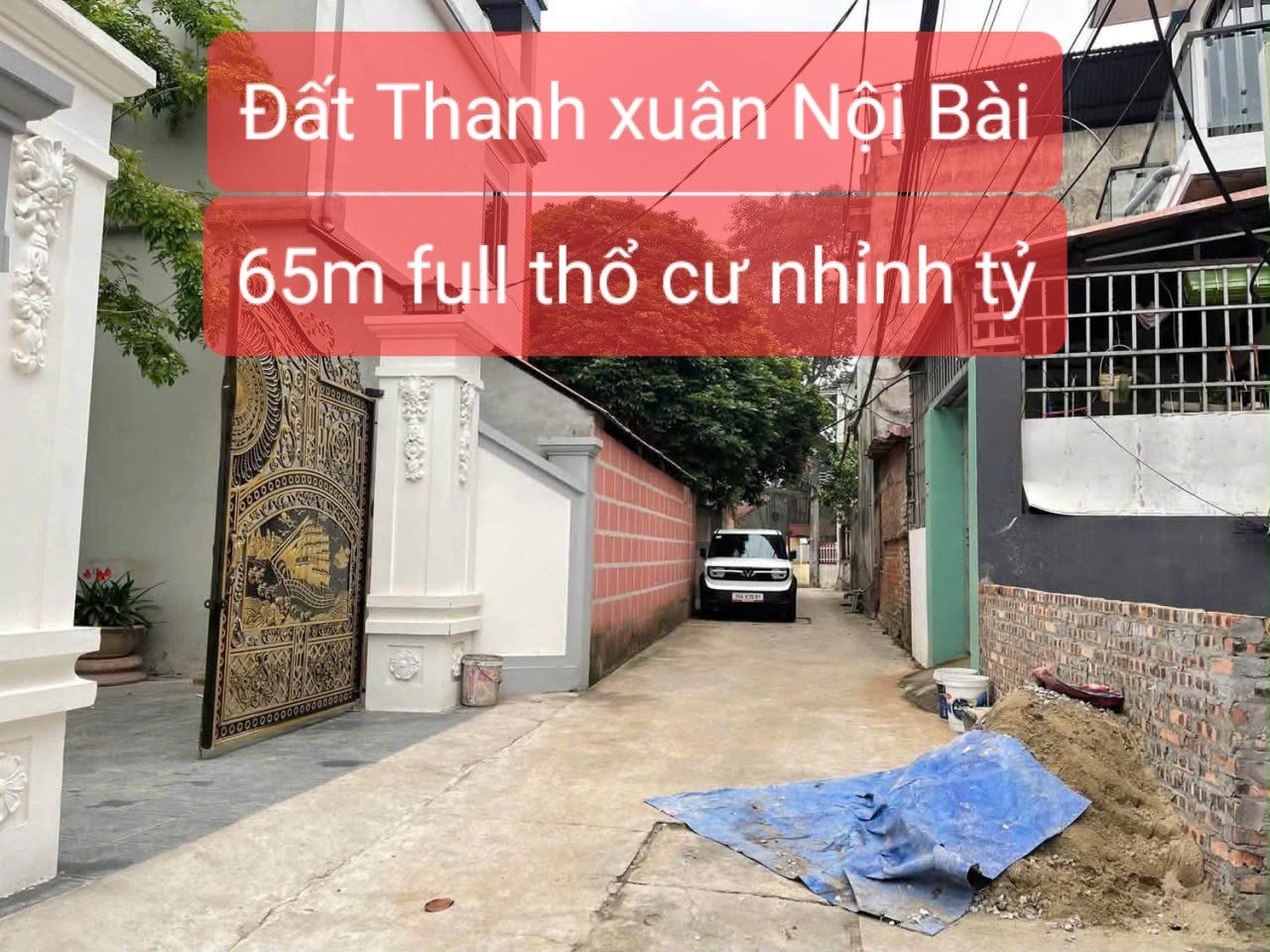 Bán đất 67m² full thổ cư ngang 3,9m giá 1.68 tỷ tại Đường Đặng Dung Xã Nội Bài