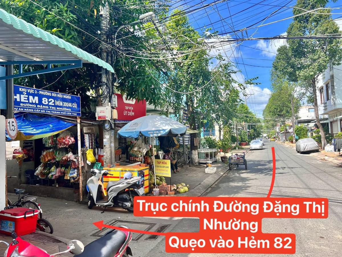 NHÀ LẦU HOÀN CÔNG – HẺM 82 ĐẶNG THỊ NHƯỜNG – BÊN HÔNG TRÁI CHỢ AN THỚI