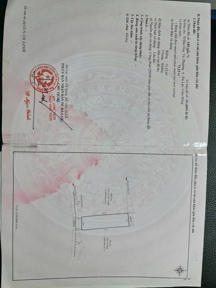 Bán nhà đường Đào Duy Từ