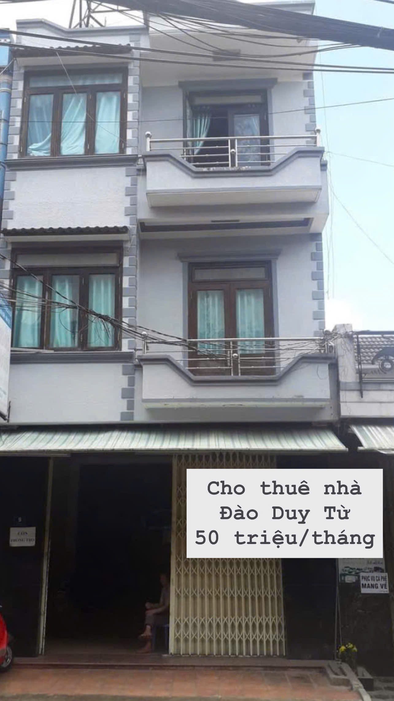 Cho thuê nhà 2 mặt tiền Đào Duy Từ phường 4 Đà Lạt 50 triệu/tháng