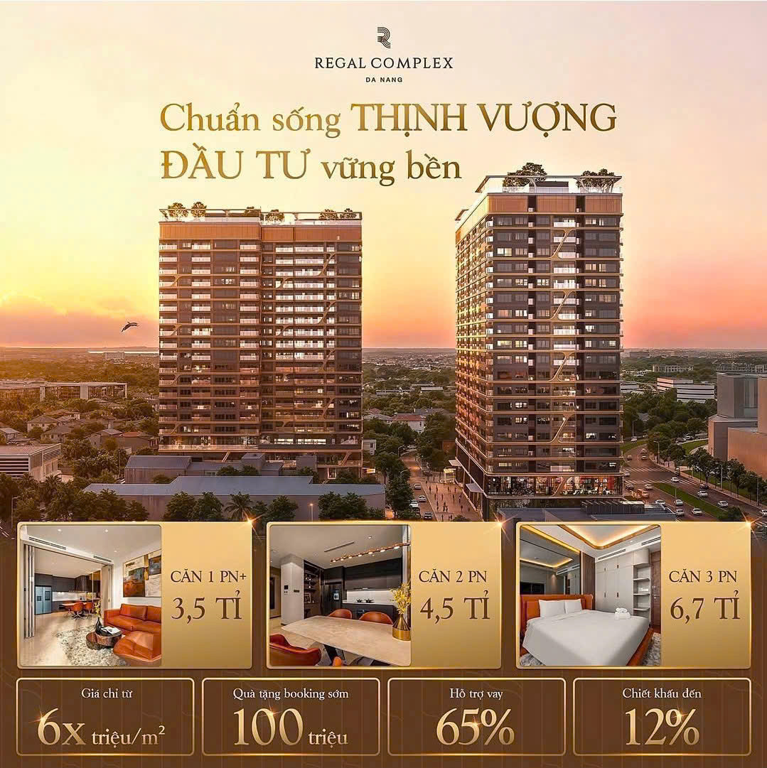 DUY NHẤT 2 CĂN GÓC 3N GIÁ TỐT - REGAL COMPLEX ĐÀ NẴNG