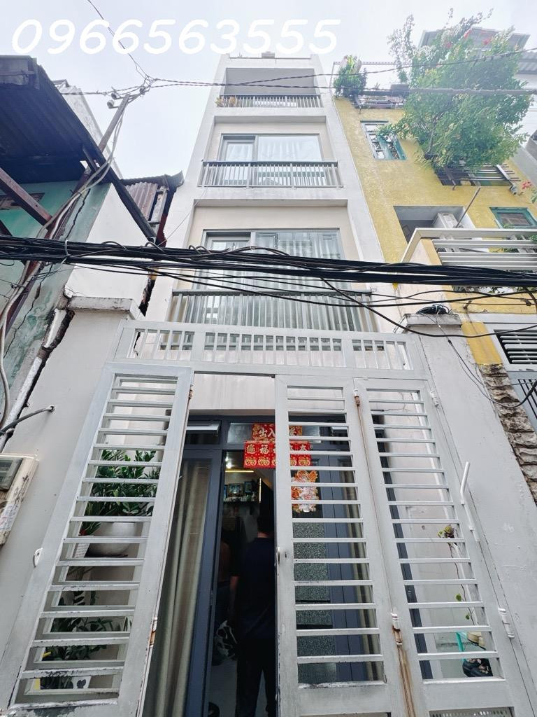 Quận 4 - 5 Tầng,  hoàn công, khu dân cư hiện hữu, hẻm thông , Giá bán 3.9 tỷ tl