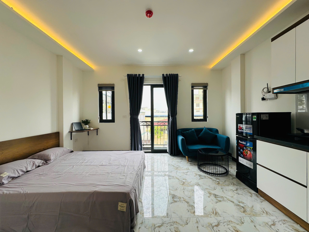 (Cực hiếm) Căn hộ Studio 30m2 mới khai trương tại ngõ 96 Đê La Thành - Nội thất cao cấp