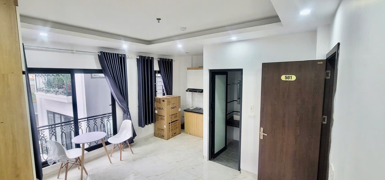 CCMN cao cấp - Hồ Đền Lừ  Hoàng Mai, Hà Nội-Lô góc Phòng studio 25-30m2 , có ban công