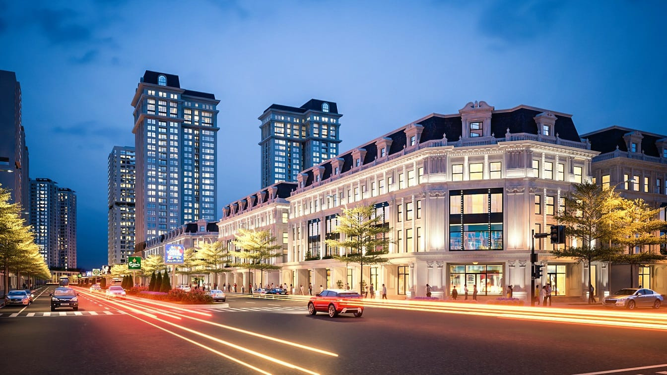 BÁN BIỆT THỰ LOUIS VI HOÀNG MAI 267 M 2