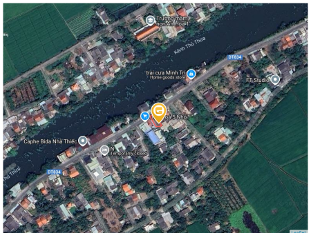 Bán đất 177.2m² ngang 9m giá 1.8 tỷ tại Xã Bình An Huyện Thủ Thừa