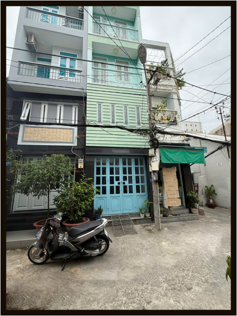Nhà phố xinh rẻ 1 trệt 4 lầu Diên Hồng Bình Thạnh TP.HCM