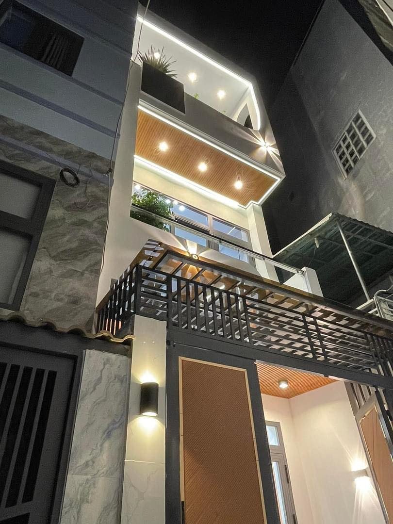 Nhà đẹp 44,3m2 /2 tỷ 55 Đinh Bộ Lĩnh P.26 Q.Bình Thạnh ,SHR,nhà 4 tầng