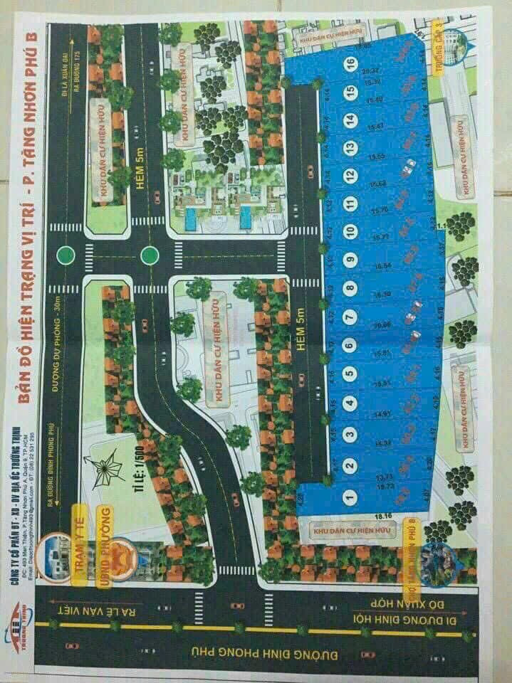 Lô đất giá siêu tốt cho khách đầu tư Đình Phong Phú Q9, giá 2,7 tỷ, khi dân cư đông, gần chợ trường học LH 0902958672