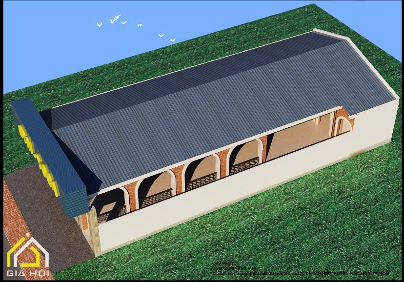 Nhà cấp 4 (sửa chữa mới) rộng rãi, mặt tiền đường nhựa chính, cần cho thuê nguyên căn