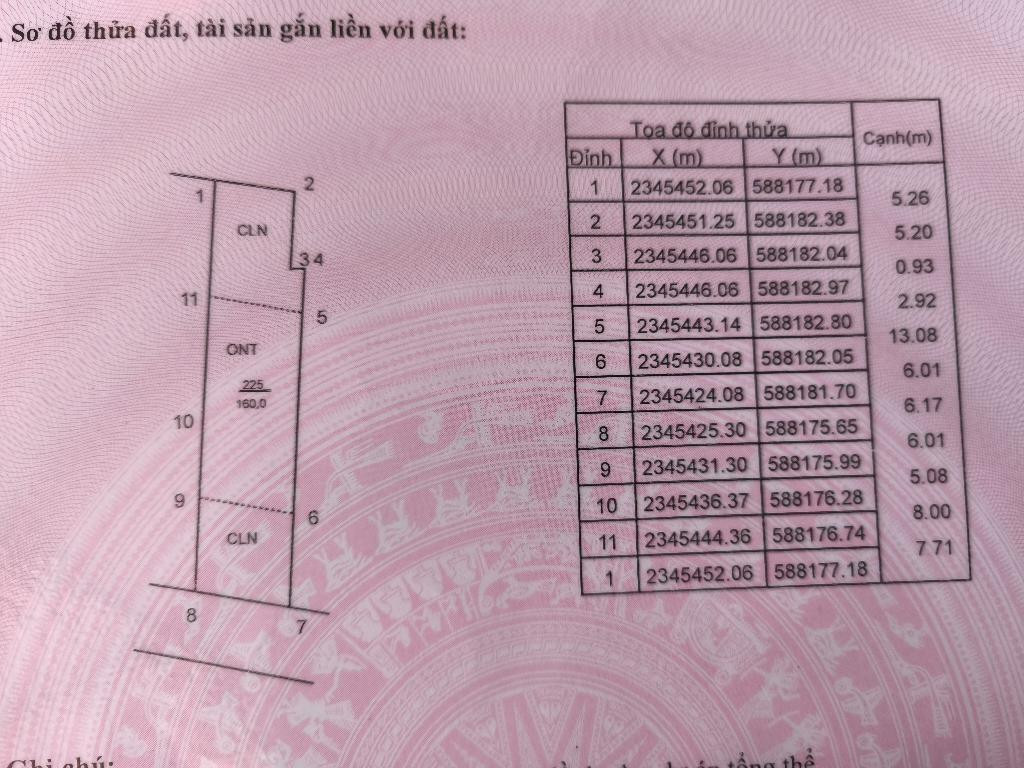 Bán đất 160m² ngang 6,2m giá 9.4 tỷ Xã Sóc Sơn