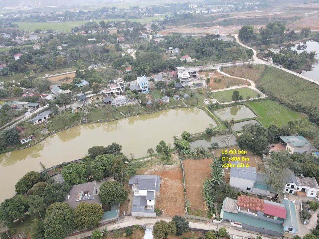 807m - 320m đất ở - Nhuận Trạch, Lương Sơn - view hồ chỉ hơn 5,x tỷ