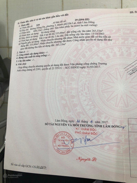 Cần bán đất biệt thự đường đống đa