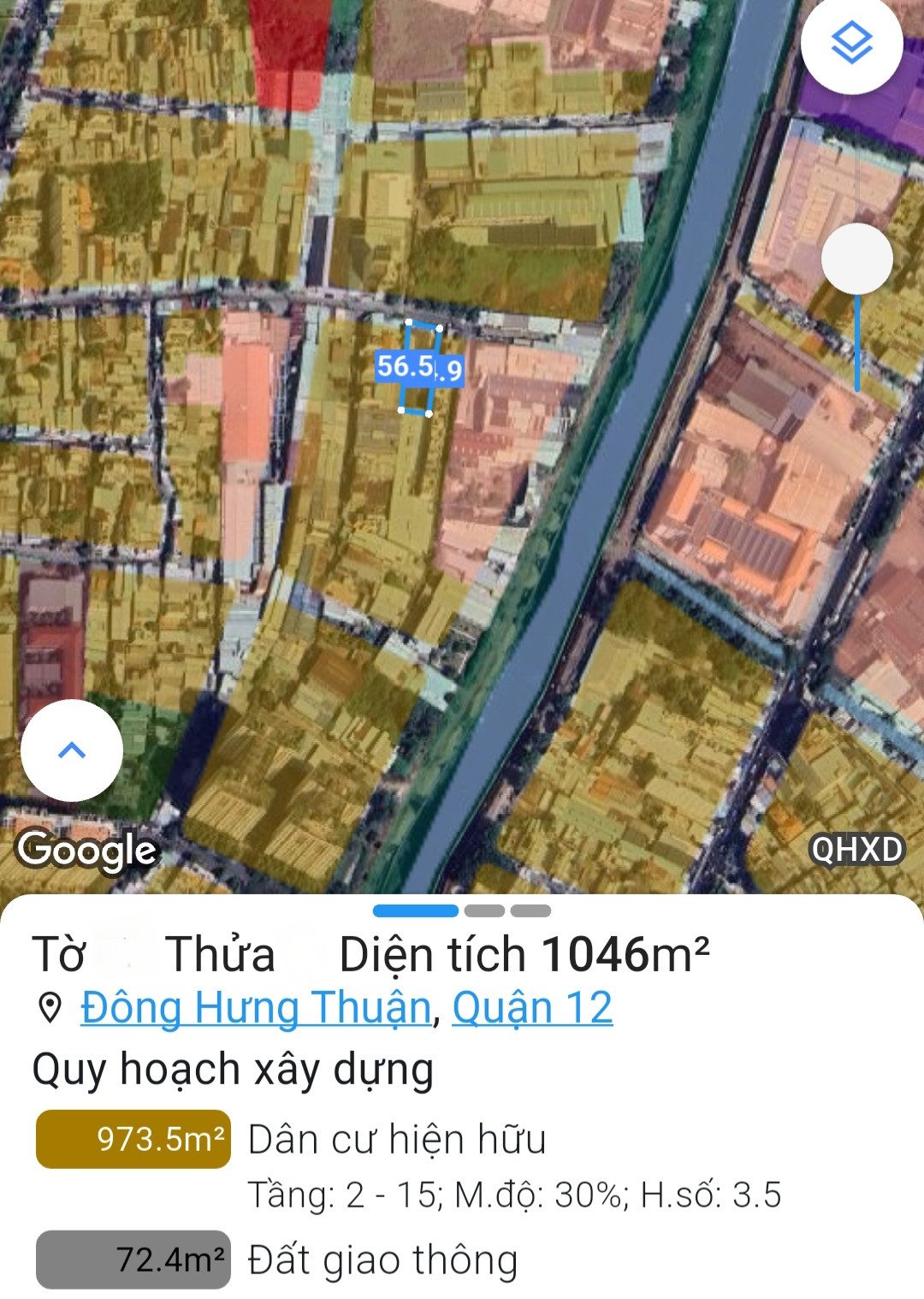 BỜ KÈ THAM LƯƠNG GIÁP TÂN BÌNH -- 1058 THỔ - MẶT TIỀN