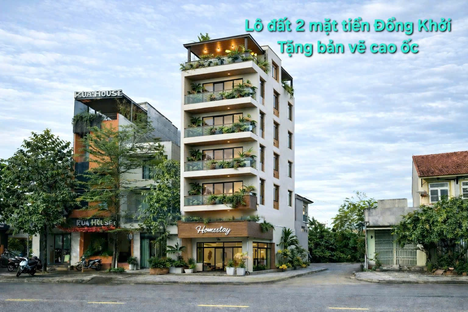 🔥👉 Bán lô góc 2 Mặt Tiền Đồng Khởi, Bầu Vá - Tặng bản vẽ Cao Ốc cực đẹp