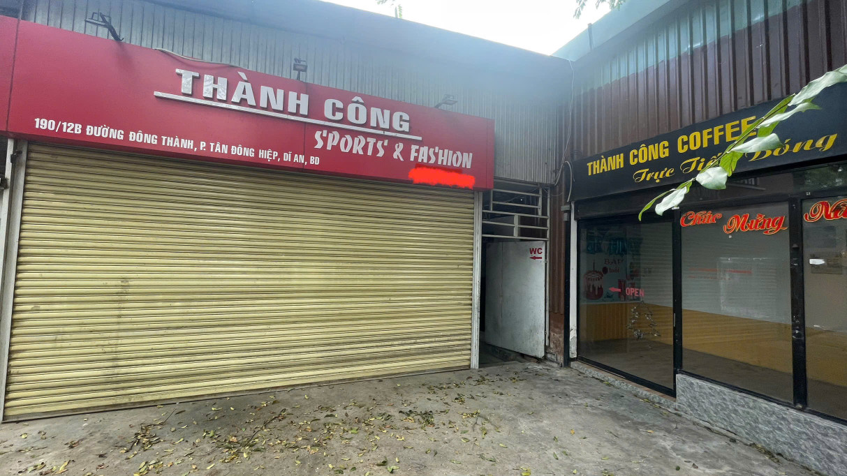 Cho thuê full nhà xưởng 1300m2 tại Dĩ An