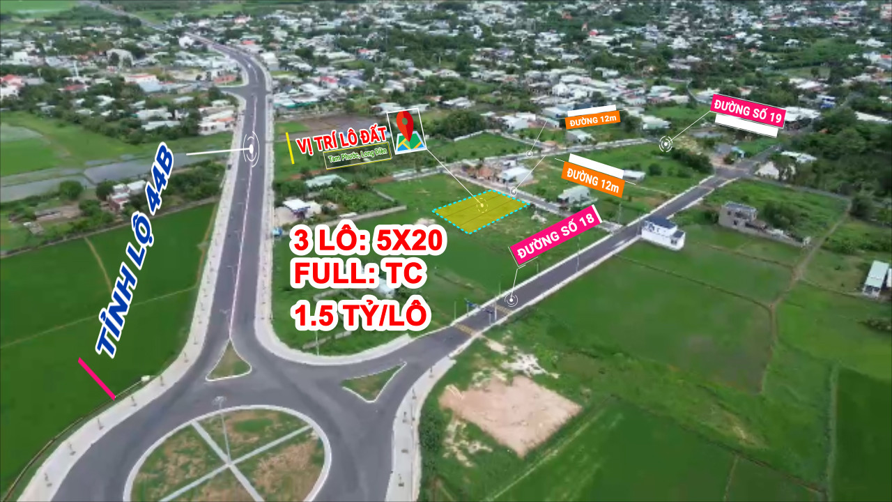 🔥 SIÊU HOT – 3 LÔ ĐẤT ĐẸP, FULL THỔ CƯ – GIÁ CHỈ 1,5 TỶ/LÔ! 🔥