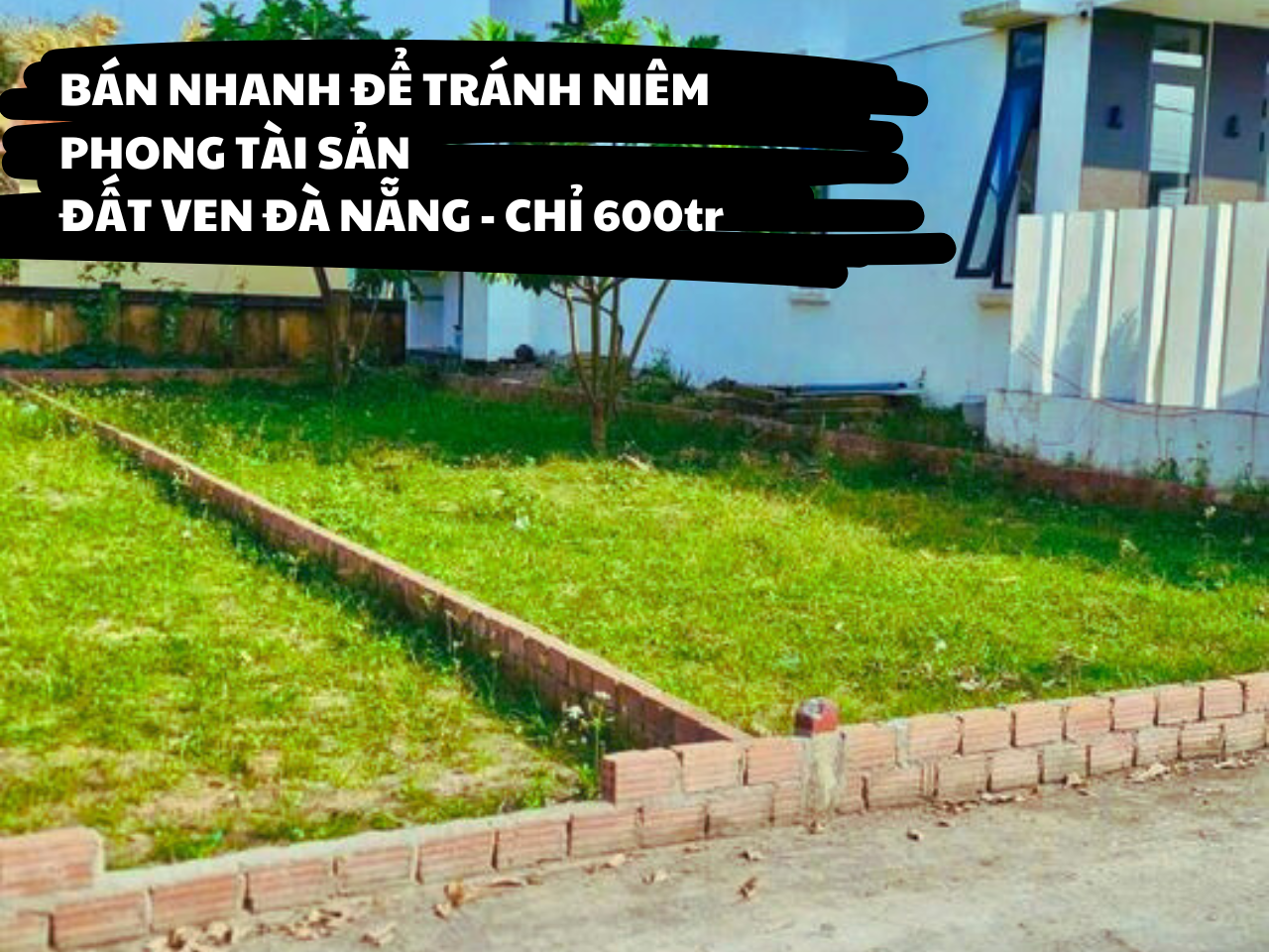 BÁN THÁO ĐẤT ĐỂ TRÁNH NIÊM PHONG TÀI SẢN - VEN ĐÀ NẴNG - CHỈ 600tr