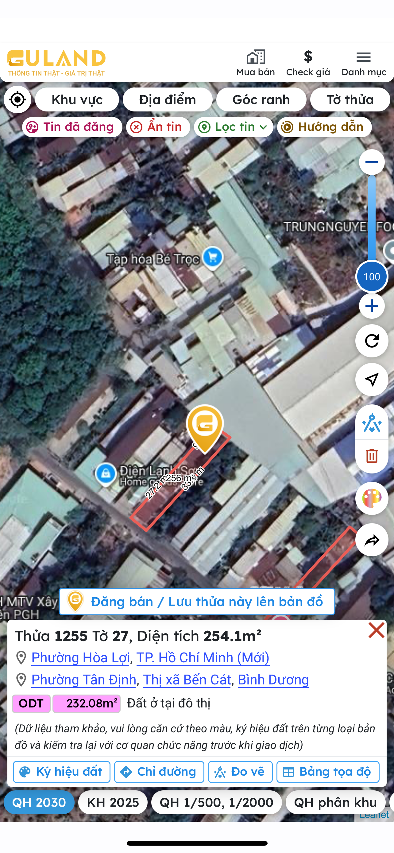 Chính chủ bán gấp lô đất 243m² (232m² ODT) mặt tiền ĐT 741 - Sổ hồng sẵn - Giá đầu tư chỉ 2.95 tỷ
