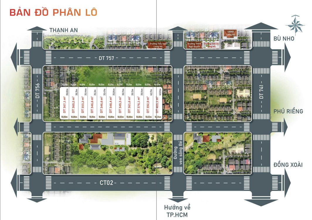 Cần bán lô 10 sổ đất nền mặt tiền 18m tại Long Hà, Phú Riềng, Bình Phước