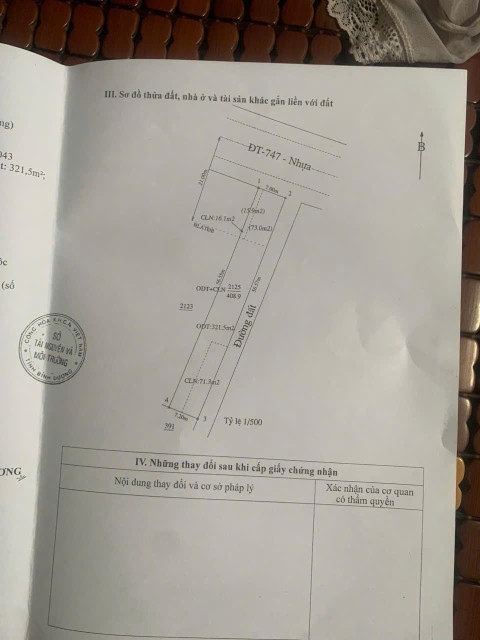 HOT HOT - CẦN BÁN CĂN NHÀ MẶT TIỀN ĐẸP TẠI dt747, Phường Thạnh Phước, Thị xã Tân Uyên, Bình Dương