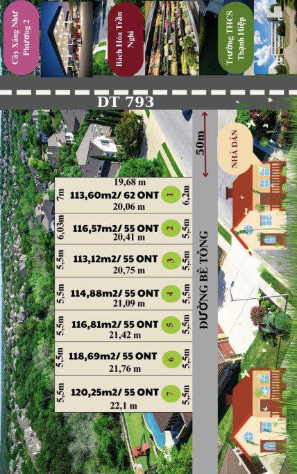 ĐẤT GIÁ RẺ SỔ SẴN - MT BÊTONG SÁT NHỰA DT793