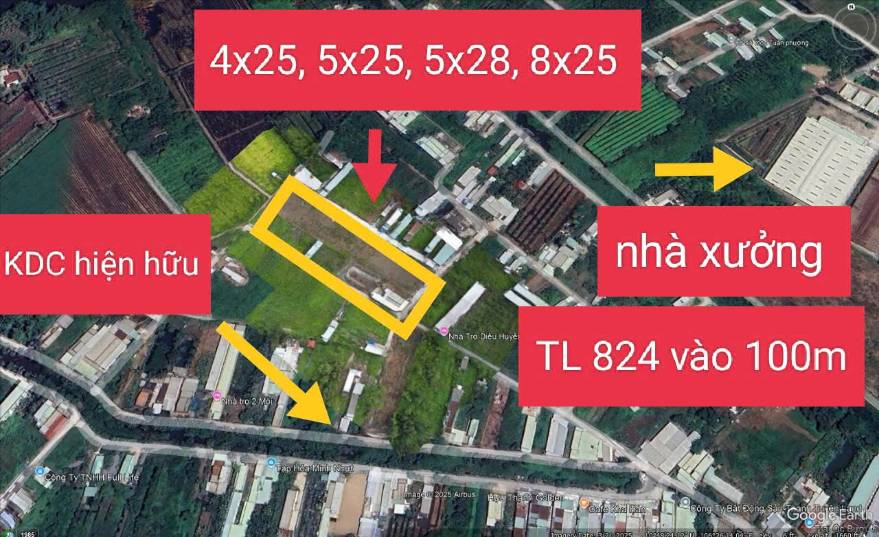 ĐẤT NỀN CÁNH ĐỒNG DIỀU KHU E CITY TÂN ĐỨC LONG AN GIÁ TỐT !