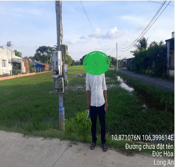 BÁN 291M2 ĐẤT Ngang 5m tại xã Hòa Khánh Tây, huyện Đức Hòa, tỉnh Long An