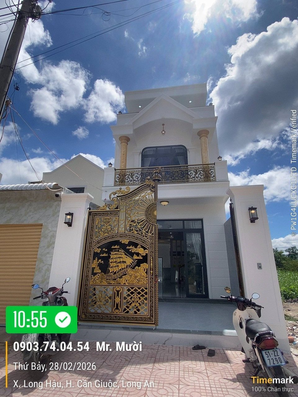 Nhà mới 100%, Thiết kế hiên đại, 1Trệch + 2 Lầu + sân thượng - Giá 5,5 tỷ