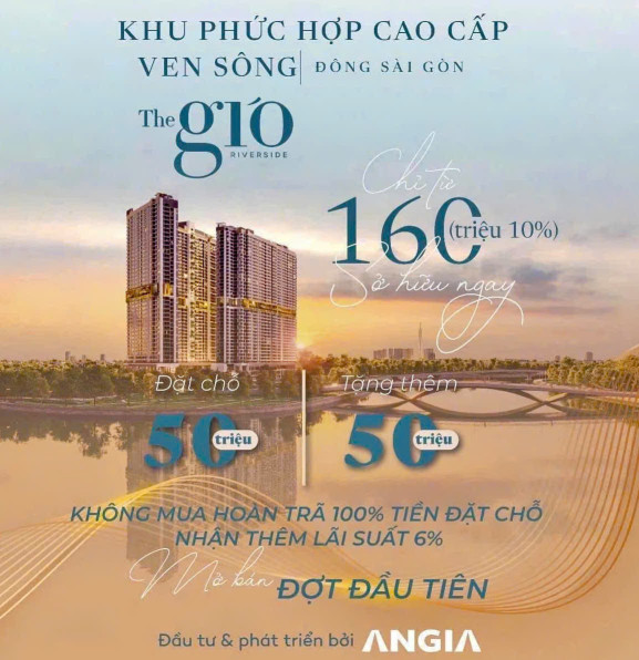 Chỉ 160 sở hữu ngay căn hộ view sông ở ngay trung tâm Biên Hòa