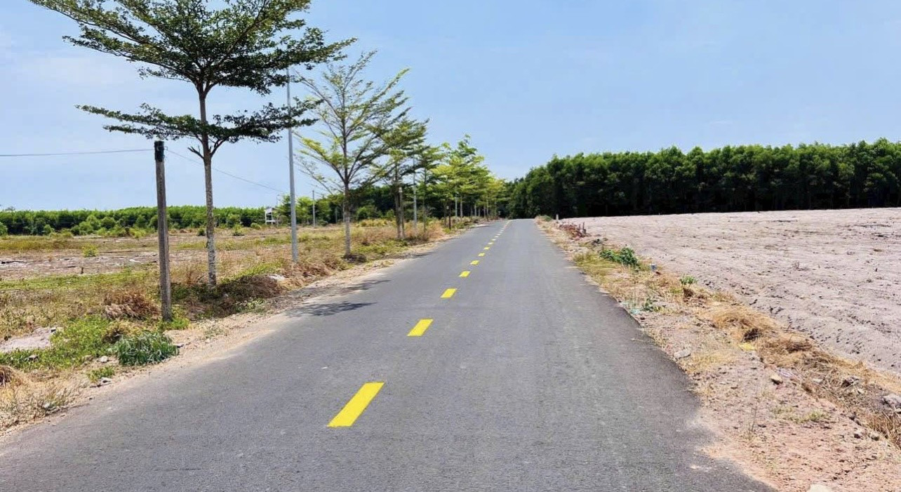 1 Sào Đất (1124,8m2) 25m Mặt Tiền Nhựa,SHR,sát KCN Đường thông dân đông,Giá 960TR
