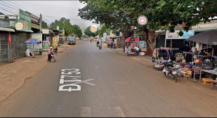 ĐẤT NGAY CHỢ. MẶT TIỀN ĐƯỜNG