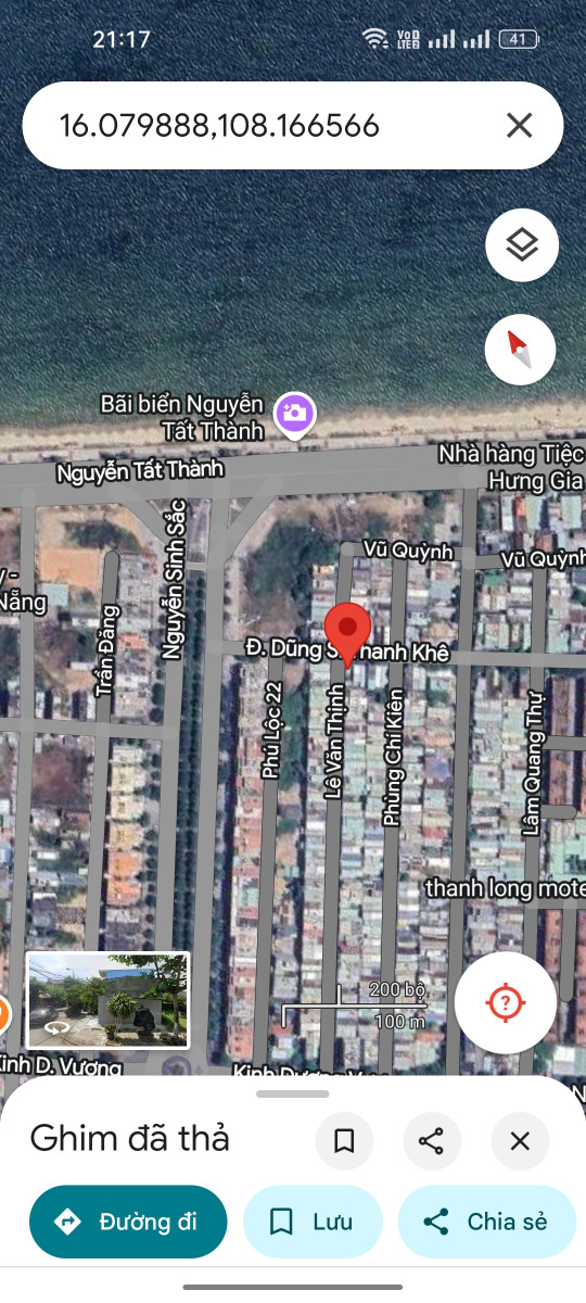 Bán căn góc Dũng Sĩ Thanh Khê, sát Biển Nguyễn Tất Thành