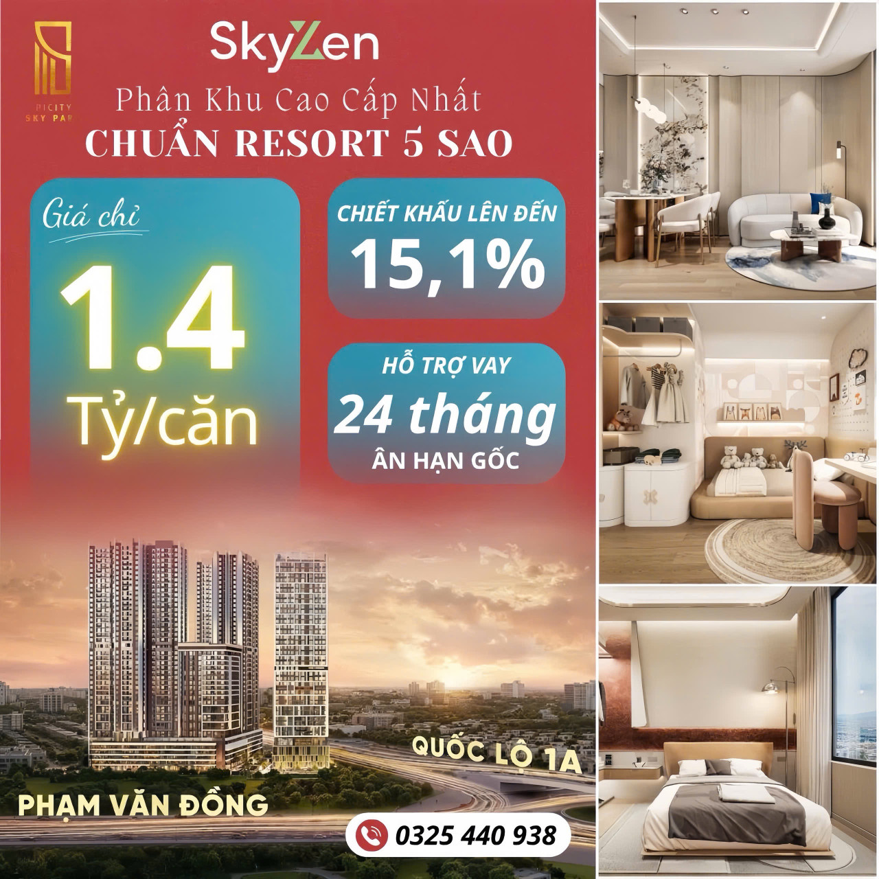 CĂN HỘ SKYZEN – ĐẲNG CẤP NGHỈ DƯỠNG NGAY GIỮA LÒNG TP. HCM 🌟