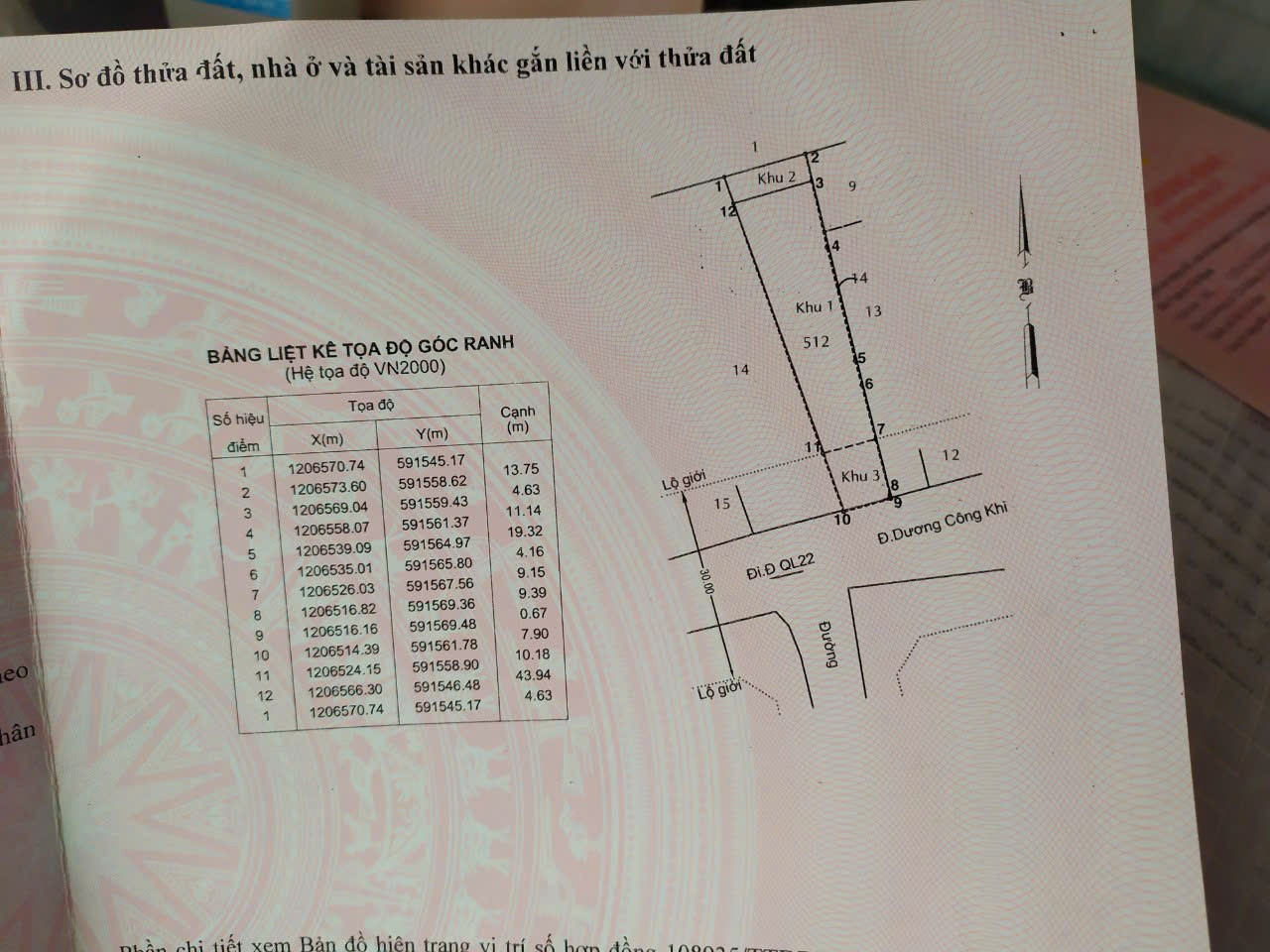Bán đất thổ cư Mt Đường Duong công khi