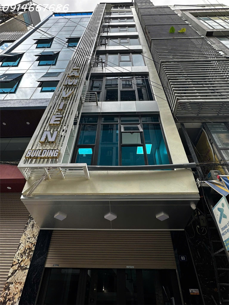 Cho thuê làm văn phòng mặt phố Dương Khuê, nhà 9 tầng 70m2, thuê cả tòa 110tr