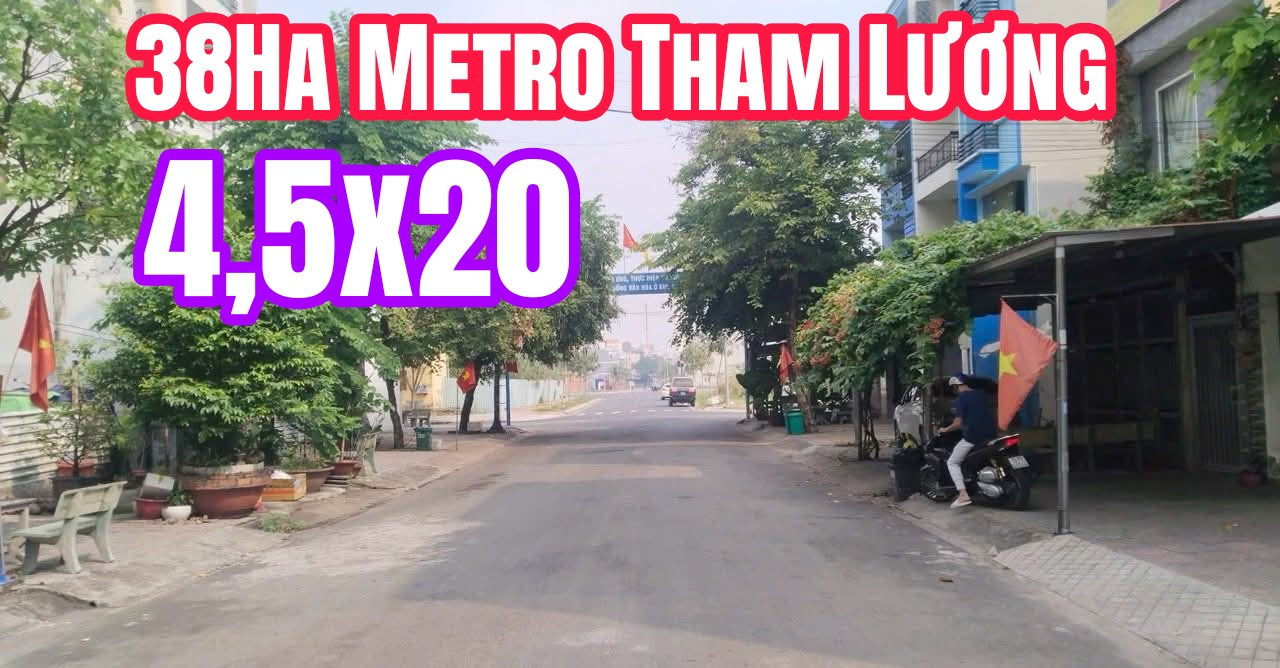 🟥Bán đất đẹp ngay trung tạm Khu Metro Tham Lương 4,5x20m full thổ  giá 10.5 tỷ cuối Đường Dương Thị Giang Phường Đông Hưng Thuận