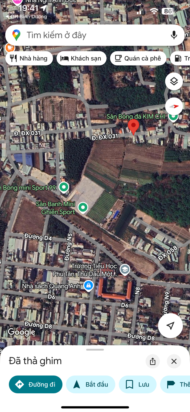 Đất Phú Mỹ-TP.TDM sát bên Khu TĐC Phú Mỹ Phú Tân gần trường học,đường oto,dân kín xây nhà đẹp giá tốt