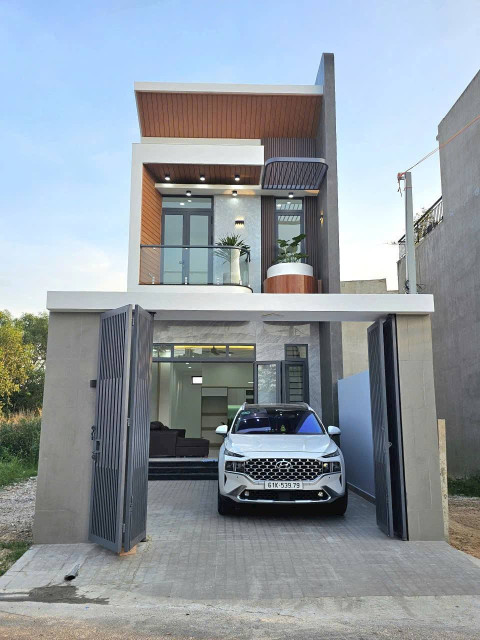 Nhà Phố Hiện Đại 1 Trệt 1 Lầu - Định Hoà- Đường ĐX 070 TDM BD