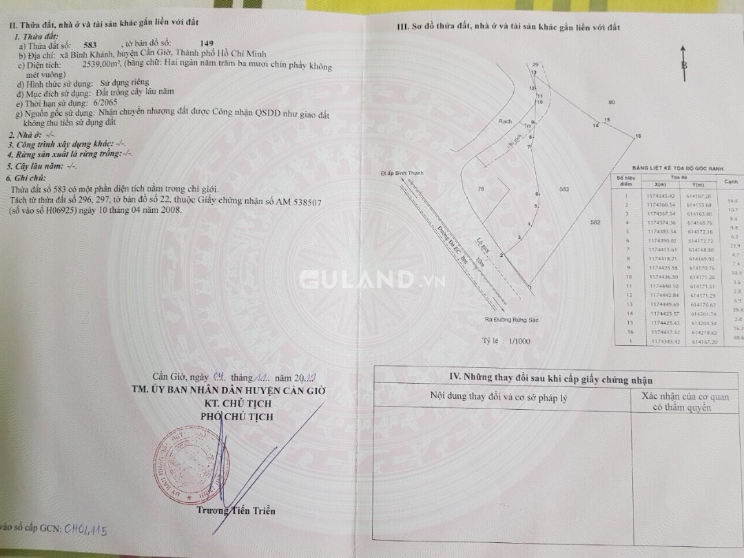 Chủ cần bán gấp lô đất mặt đường Trần Quang Nhơn