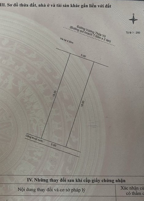 Hàng Hiếm – Đất Lô Đôi  đường Vương Thừa Vũ – Đối Diện Tòa Tháp Đôi