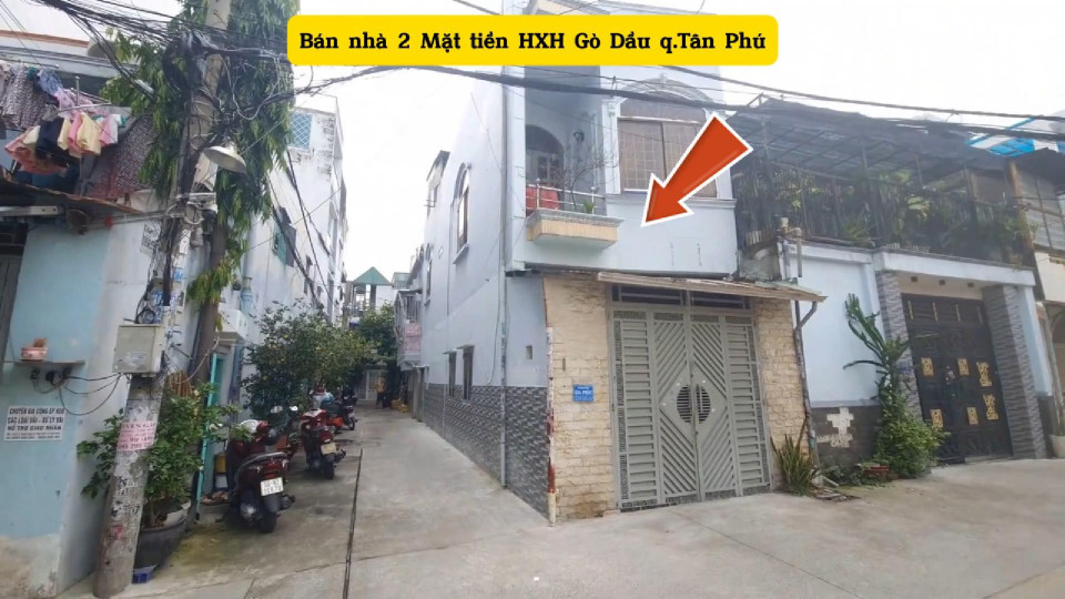 CỰC HIẾM-Bán nhà 2 Mặt tiền HXH Gò Dầu 56m², 1Lầu +ST - GẦN AEON